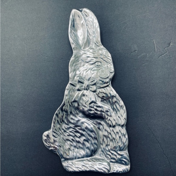 Holland Boone Polished Pewter Easter Bunny Candy Tray - Picture 3 of 6